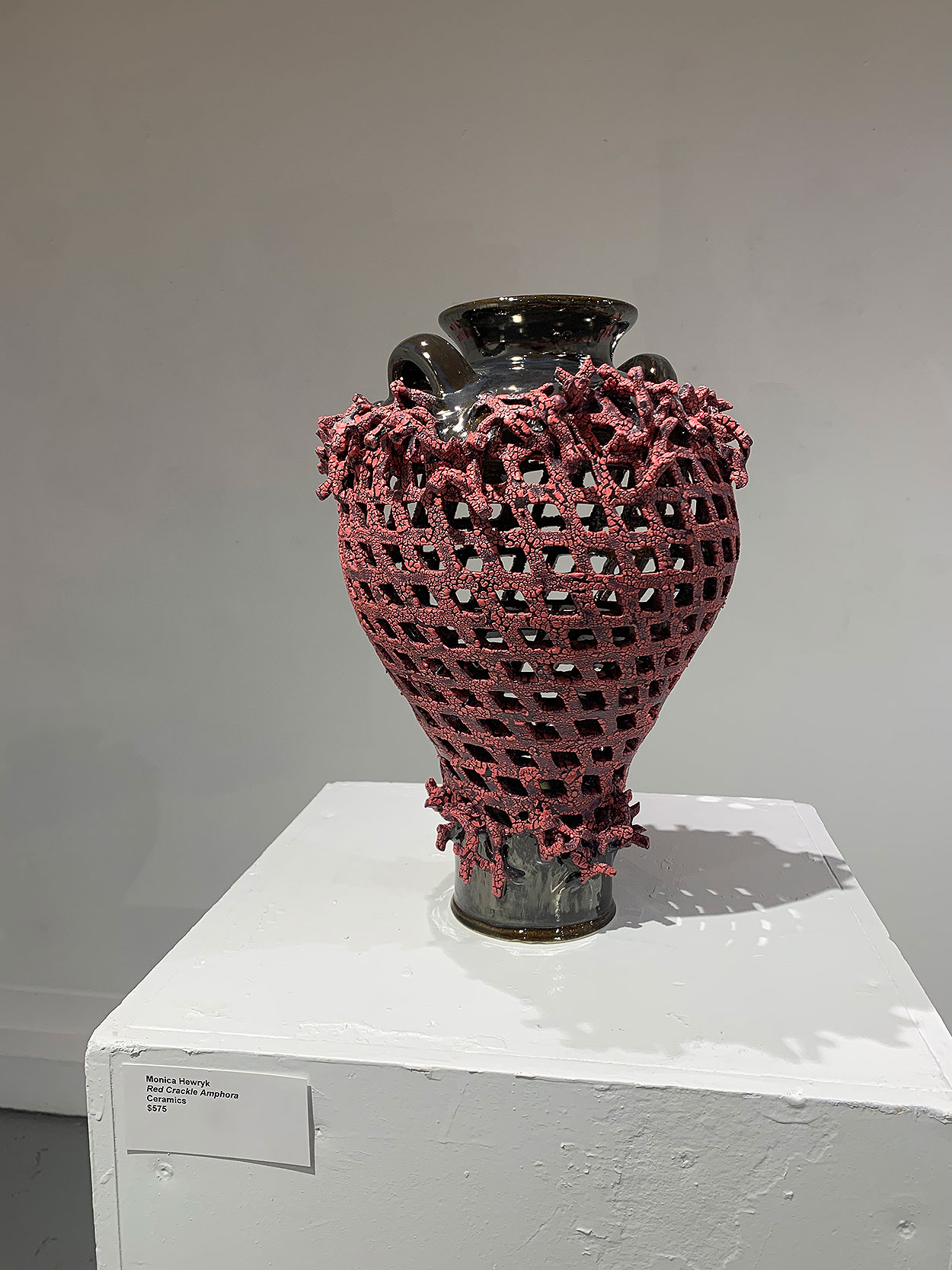 Monica Hewryk, Red Crackle Amphora