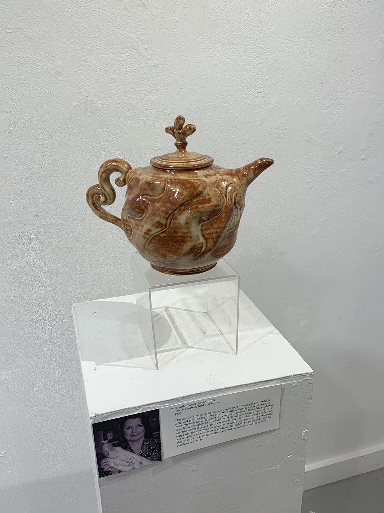 “Splash” Teapot, Anita Griffith