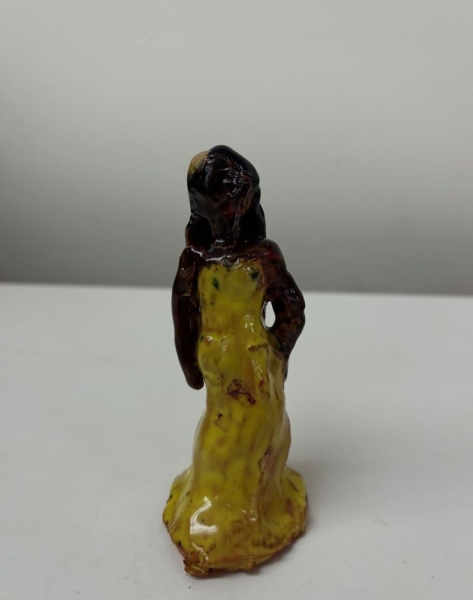 Figure in Yellow, Intro to Throwing Clay on the Wheel: Session B with Jessica Reeve, Week 4