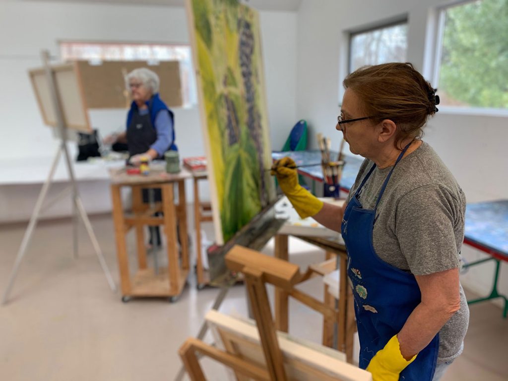 Painting Class at Guilford Art Center