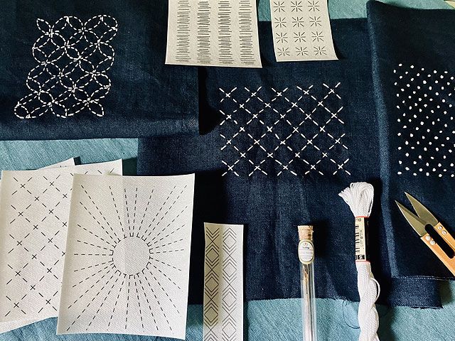 Sashiko Embroidery Explorations Workshop Adult Workshop